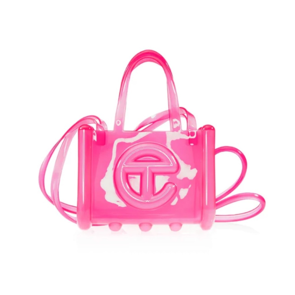 Melissa x Telfar Small Jelly Shopper - Clear Pink